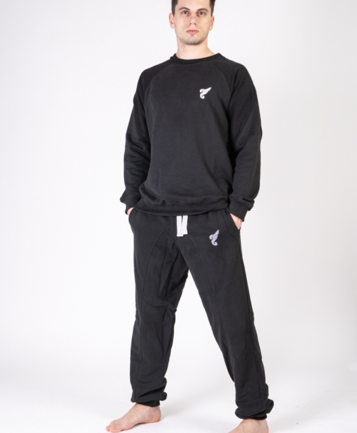Bundle - Iron Sweatshirt Black x Pro Motion Pants Black