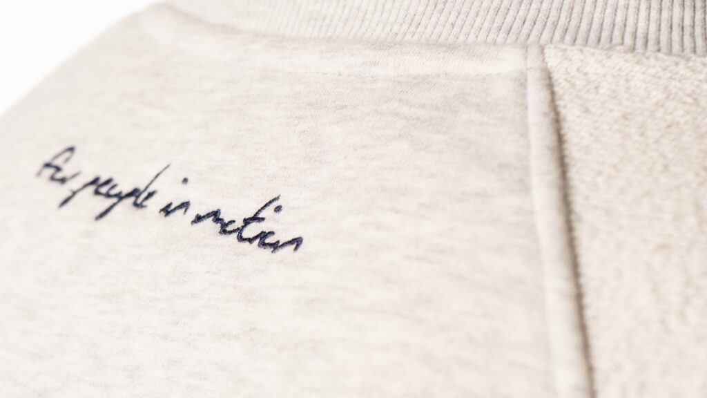for people in motion embroidery