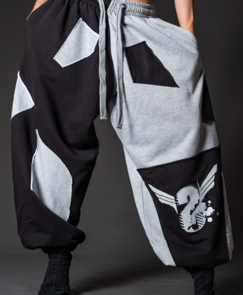 Alternative view of PATCH Pants - Greyscale